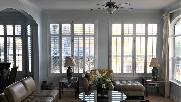 San Antonio family room shutters